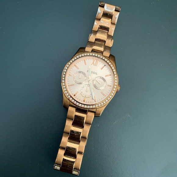Fossil Rose Gold Boyfriend Watch - Picture 3 of 4